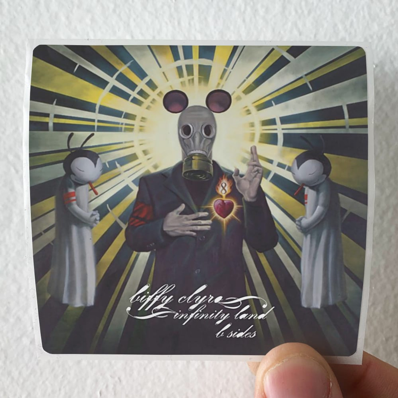 Biffy Clyro Infinity Land B Sides Album Cover Sticker