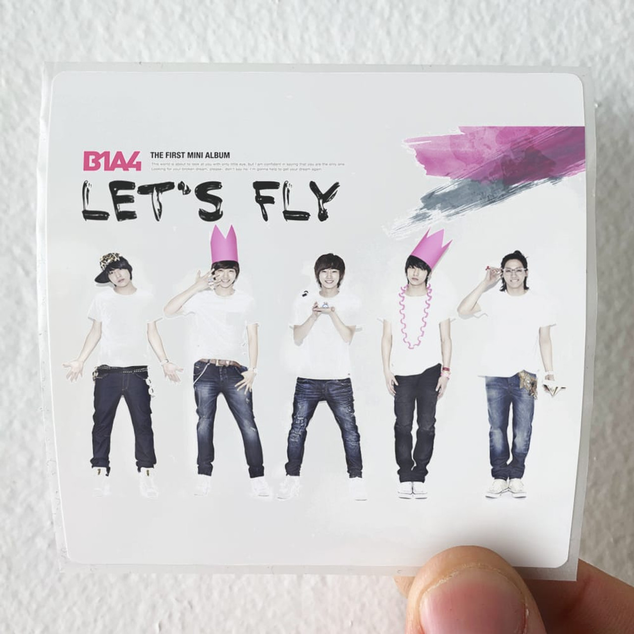 B1A4 Lets Fly Album Cover Sticker