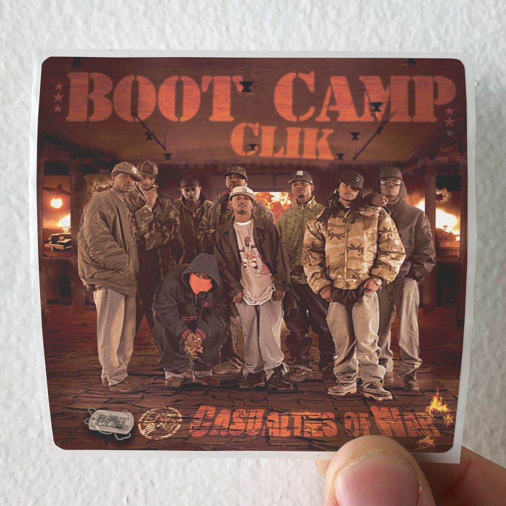 Boot Camp Clik Casualties Of War Album Cover Sticker