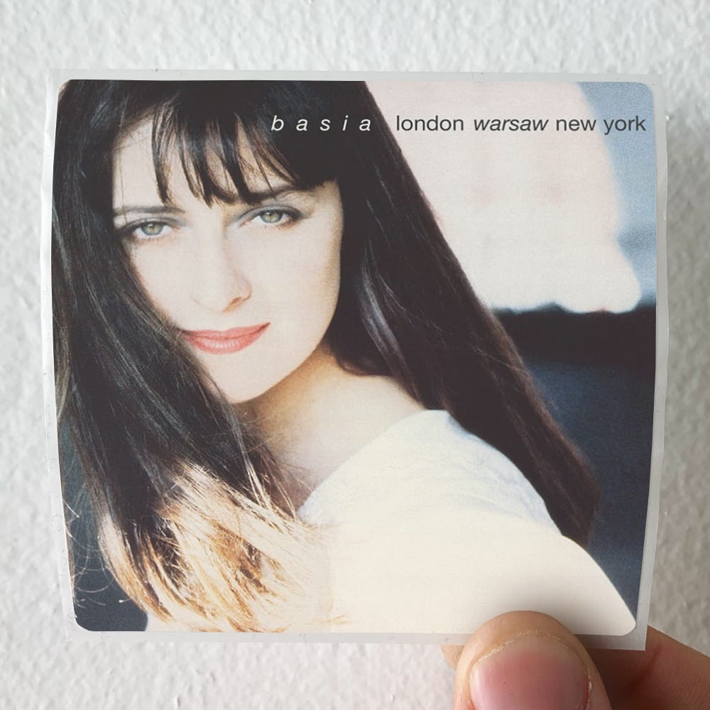 Basia London Warsaw New York Album Cover Sticker