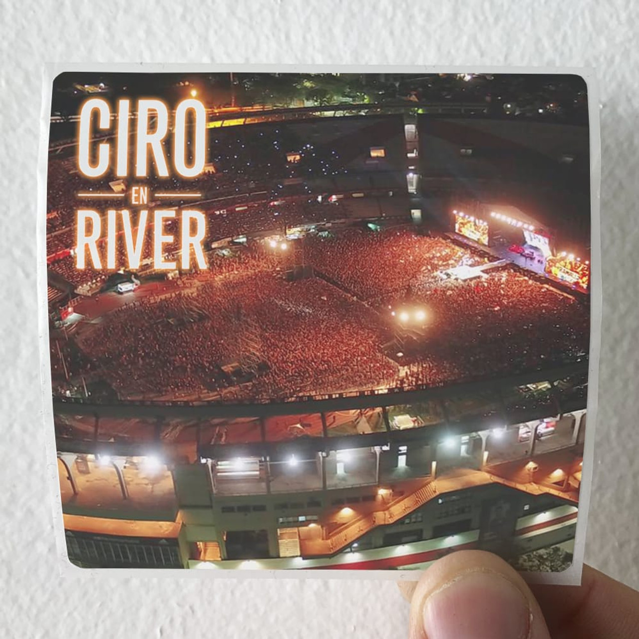 Ciro y Los Persas Ciro En River Album Cover Sticker