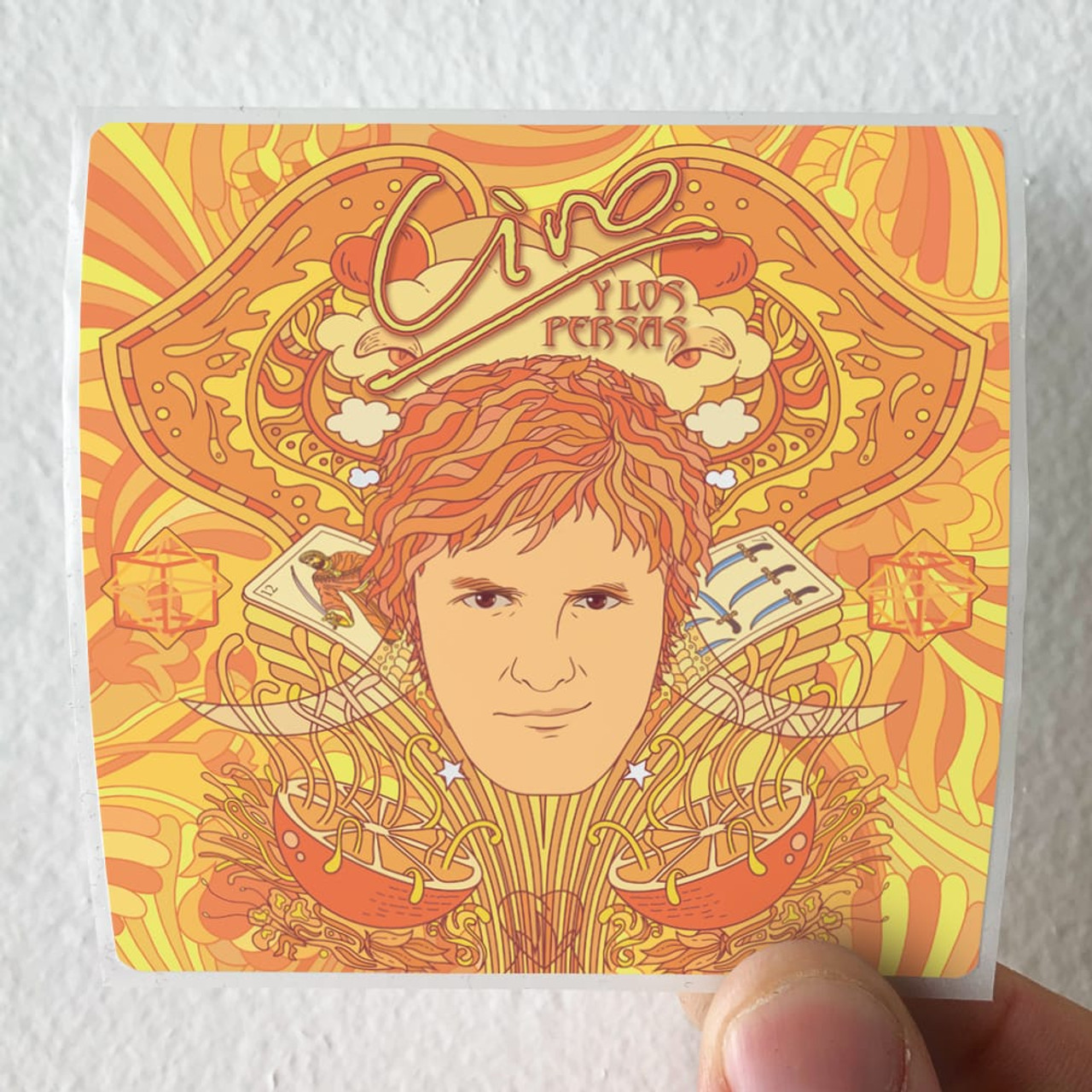 Ciro y Los Persas Naranja Persa 2 Album Cover Sticker