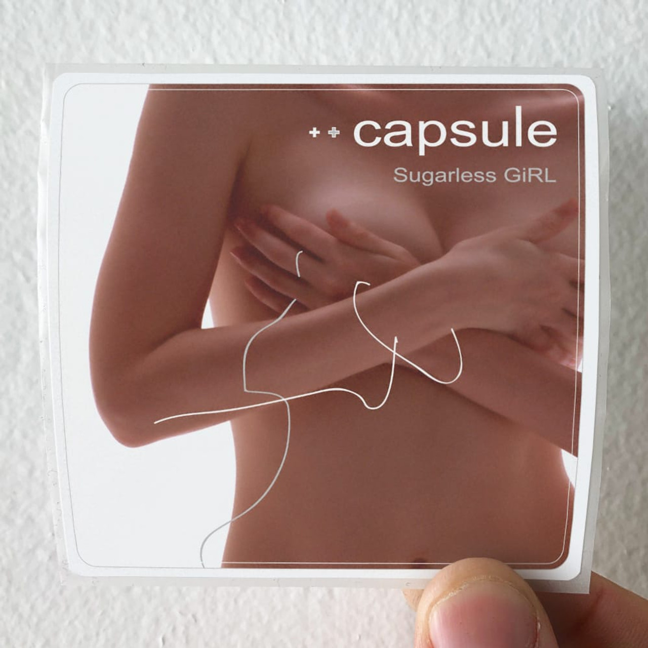 capsule Sugarless Girl Album Cover Sticker