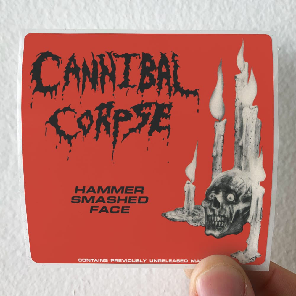 Cannibal Corpse Hammer Smashed Face Album Cover Sticker
