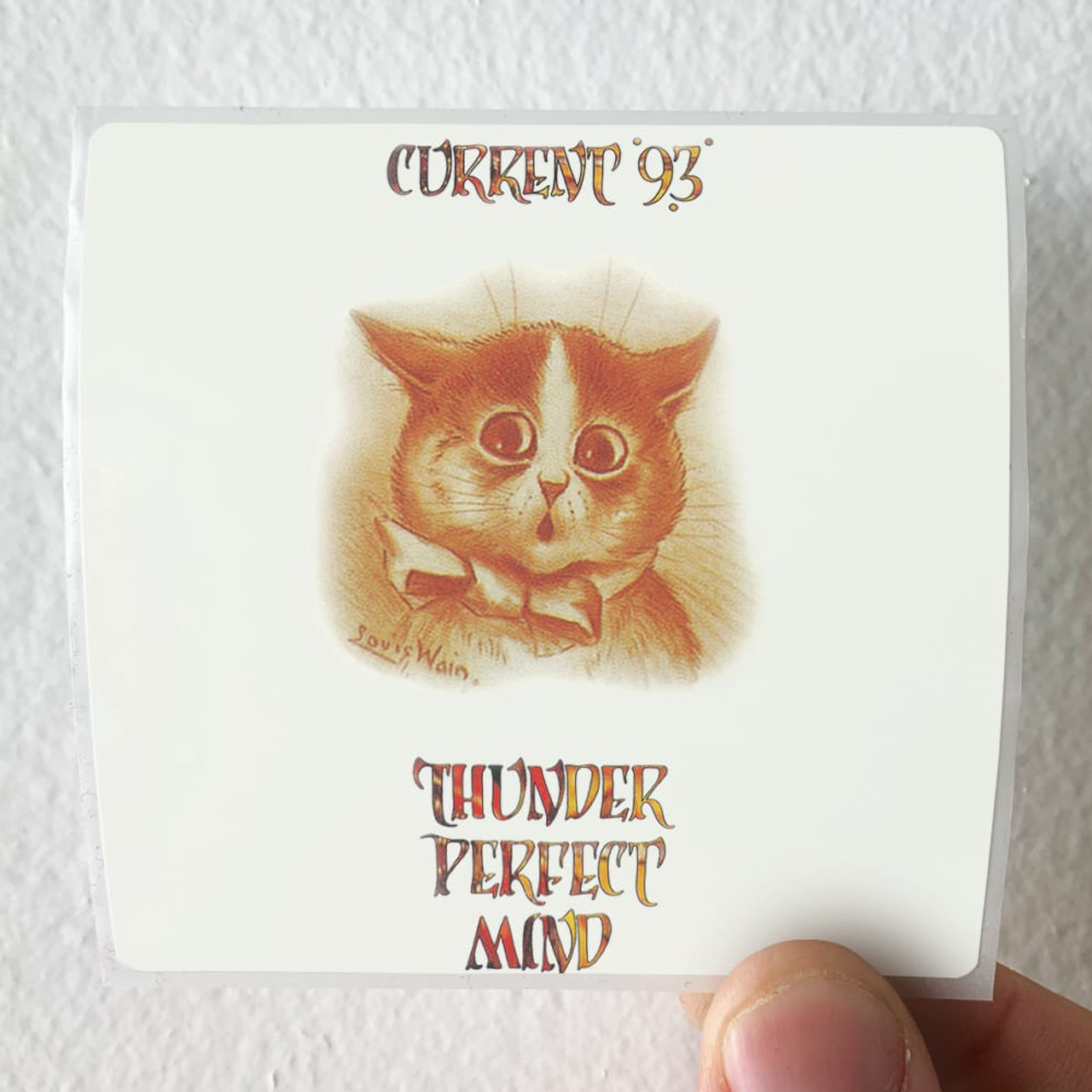 Current 93 Thunder Perfect Mind 1 Album Cover Sticker