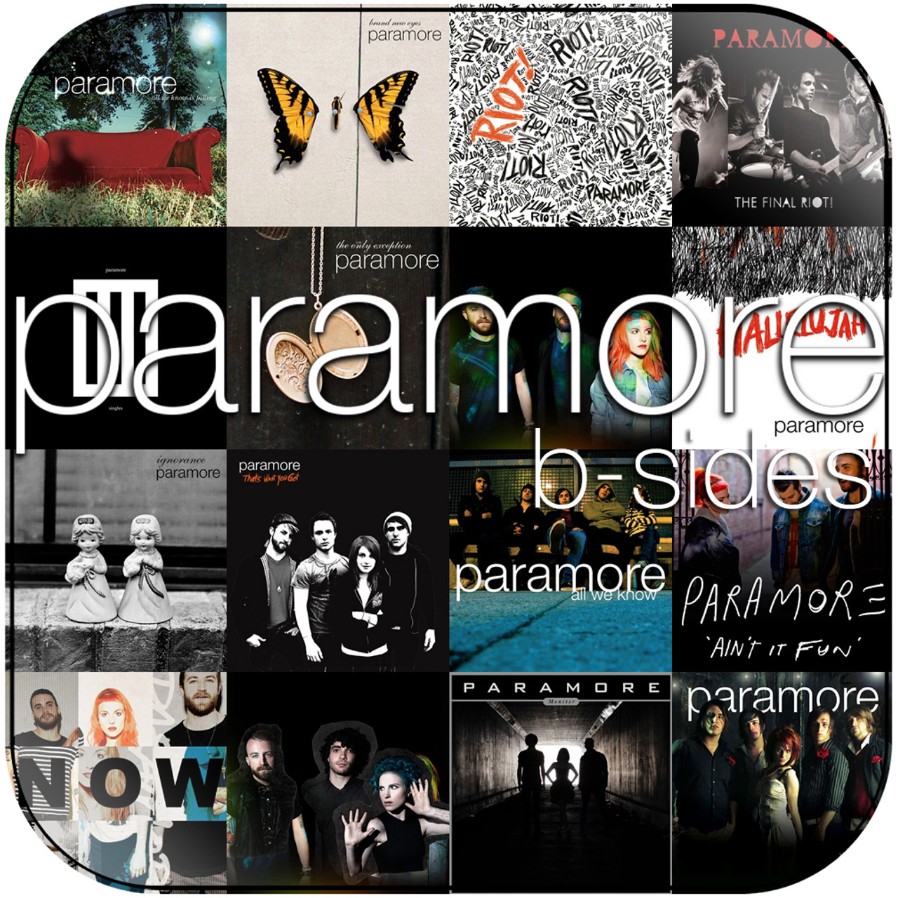 Paramore The B Sides Bootleg 1 Album Cover Sticker Album Cover Sticker