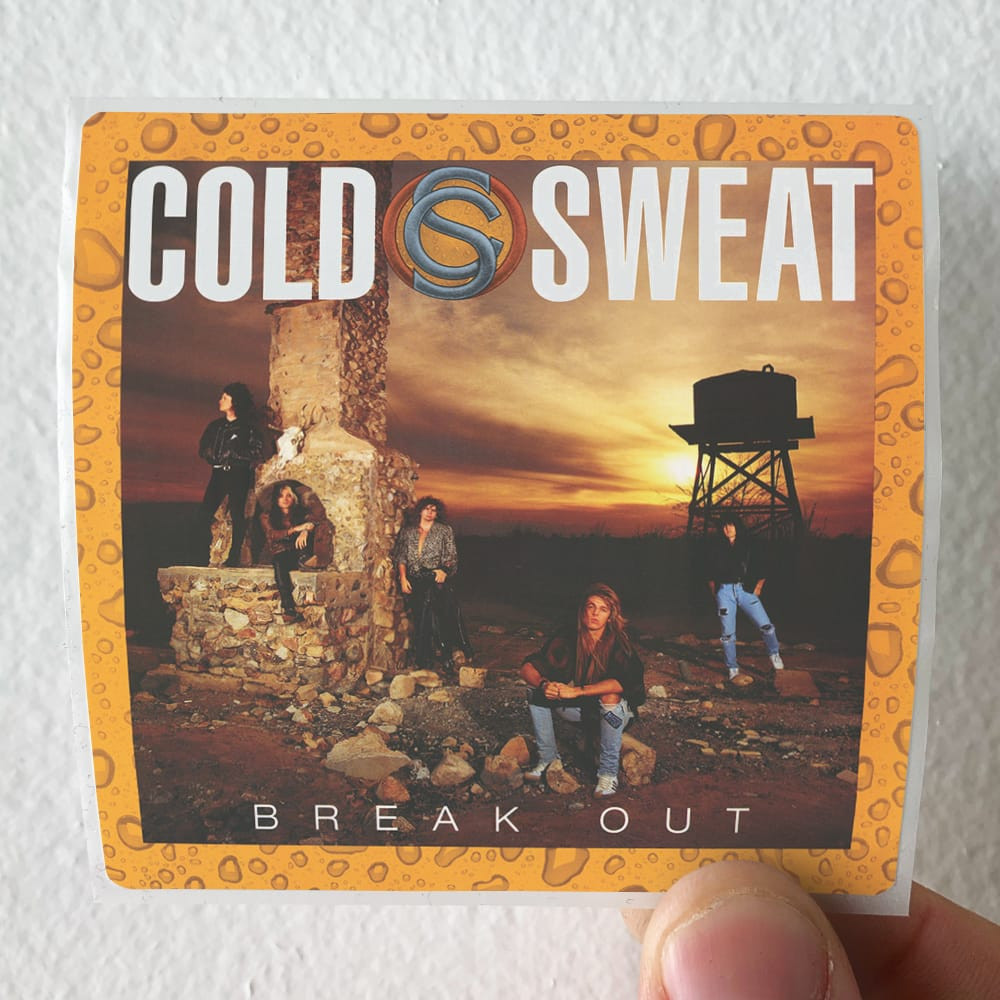 Cold Sweat Break Out Album Cover Sticker