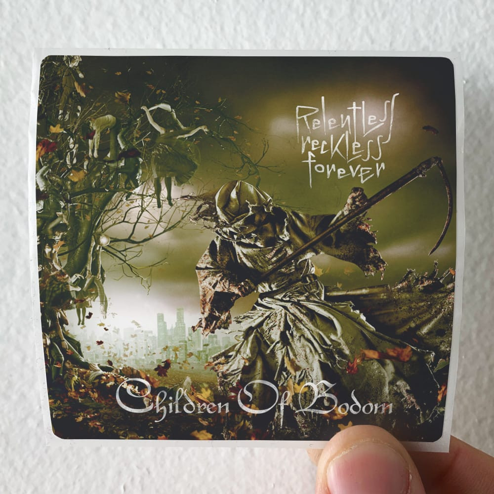 Children of Bodom Relentless Reckless Forever Album Cover Sticker
