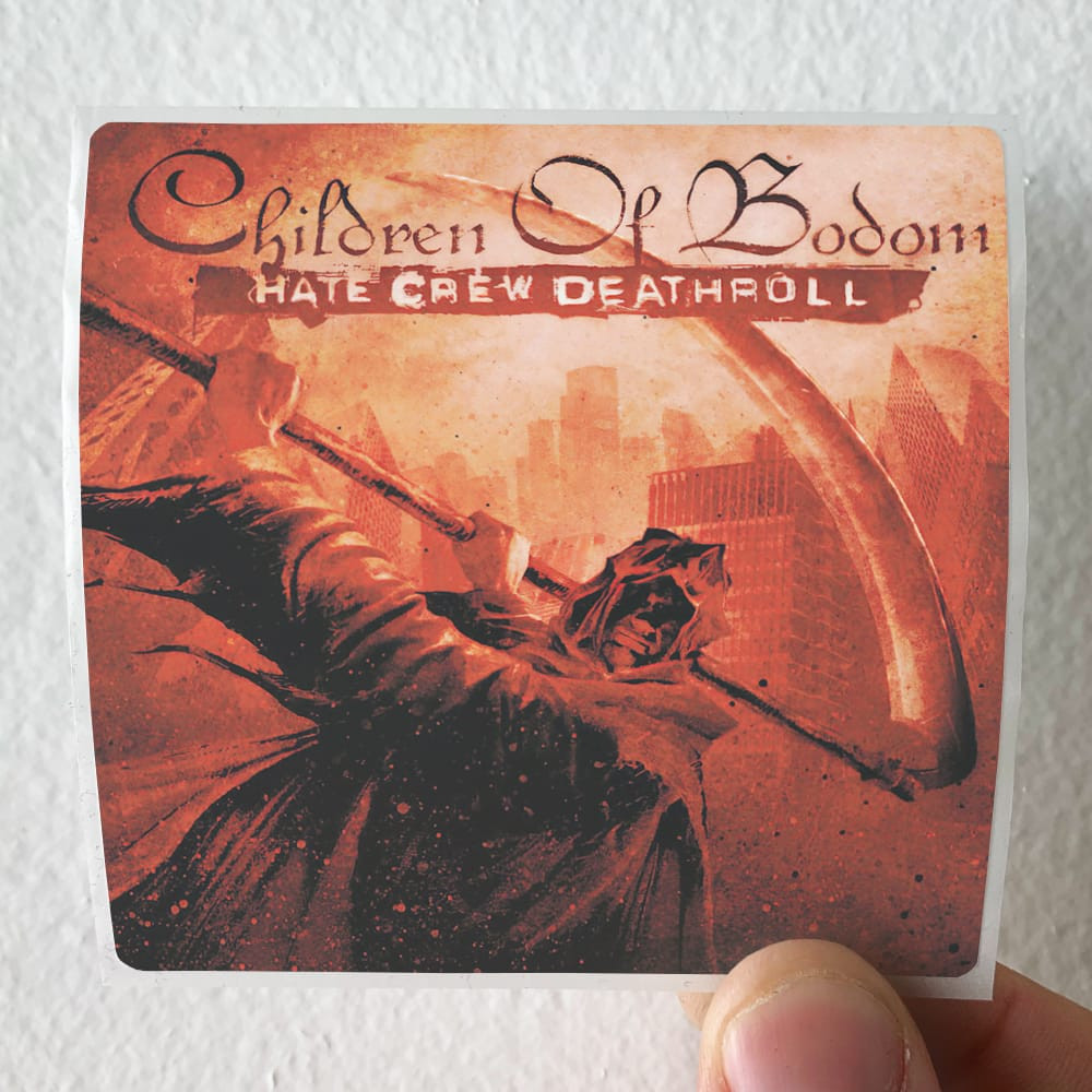 Children of Bodom Hate Crew Deathroll 1 Album Cover Sticker