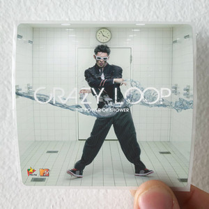 Crazy-Loop-The-Power-Of-Shower-Album-Cover-Sticker