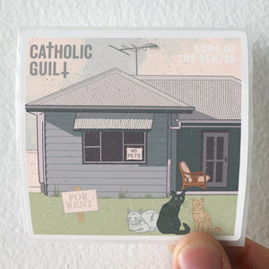 Catholic-Guilt-Song-Of-The-Renter-Album-Cover-Sticker Catholic-Guilt-Song-Of-The-Renter-Album-Cover-Sticker