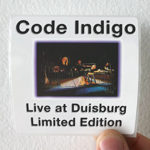 Code-Indigo-Live-At-Duisburg-Album-Cover-Sticker Code-Indigo-Live-At-Duisburg-Album-Cover-Sticker