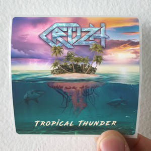 Cruzh-Tropical-Thunder-Album-Cover-Sticker
