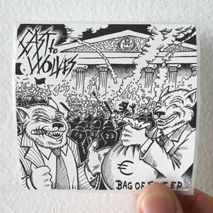 Cast-To-Wolves-Bag-Of-Shit-Album-Cover-Sticker Cast-To-Wolves-Bag-Of-Shit-Album-Cover-Sticker