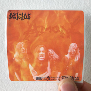 Deicide-Amon-Feasting-The-Beast-Album-Cover-Sticker Deicide-Amon-Feasting-The-Beast-Album-Cover-Sticker
