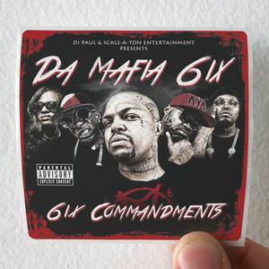 Da-Mafia-6ix-6Ix-Commandments-Album-Cover-Sticker