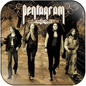 Pentagram First Daze Here Too Album Cover Sticker Album Cover Sticker