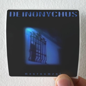Deinonychus-Mournument-Album-Cover-Sticker