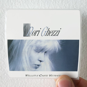 Dori-Ghezzi-Velluti-E-Carte-Vetrate-Album-Cover-Sticker