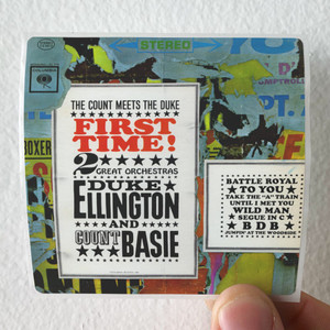 Duke-Ellington-First-Time-The-Count-Meets-The-Duke-Album-Cover-Sticker Duke-Ellington-First-Time-The-Count-Meets-The-Duke-Album-Cover-Sticker