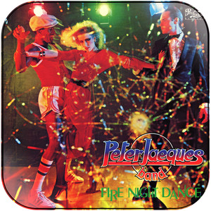 Peter Jacques Band Fire Night Dance Album Cover Sticker Album Cover Sticker