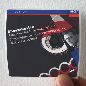 Dmitri-Dmitrievich-Shostakovich-Symphony-No-5-Symphony-No-9-Album-Cover-Sticker