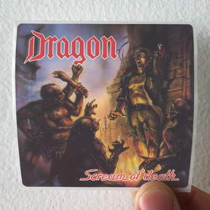 Dragon Scream Of Death Album Cover Sticker
