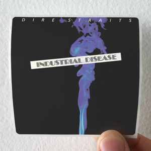 Dire-Straits-Industrial-Disease-Album-Cover-Sticker Dire-Straits-Industrial-Disease-Album-Cover-Sticker