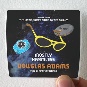 Douglas-Adams-Mostly-Harmless-Album-Cover-Sticker
