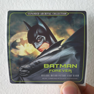 Elliot Goldenthal Batman Forever Original Motion Picture Score 1 Album Cover Sticker