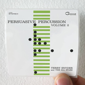 Enoch Light - Terry Snyder and The All Stars Persuasive Percussion Volume 2 Album Cover Sticker