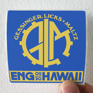 Engenheiros do Hawaii Gessinger Licks Maltz Album Cover Sticker Engenheiros do Hawaii Gessinger Licks Maltz Album Cover Sticker