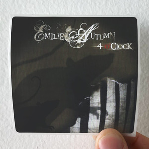 Emilie Autumn 4 Oclock Album Cover Sticker Emilie Autumn 4 Oclock Album Cover Sticker