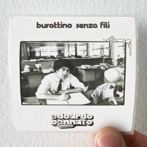 Edoardo Bennato Burattino Senza Fili Album Cover Sticker