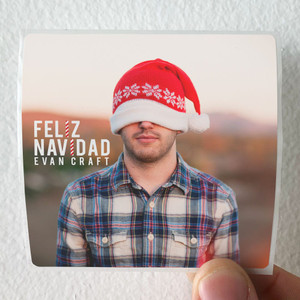 Evan Craft Feliz Navdad Album Cover Sticker Evan Craft Feliz Navdad Album Cover Sticker