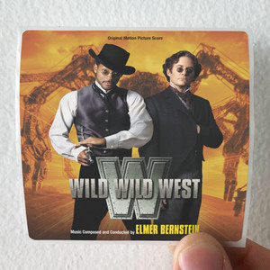 Elmer Bernstein Wild Wild West Album Cover Sticker Elmer Bernstein Wild Wild West Album Cover Sticker