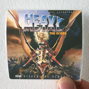 Elmer Bernstein Heavy Metal The Score Album Cover Sticker Elmer Bernstein Heavy Metal The Score Album Cover Sticker