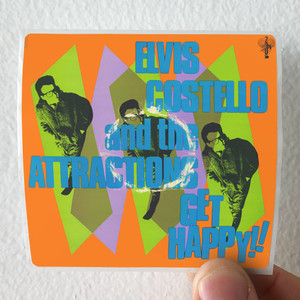 Elvis Costello and The Attractions Get Happy 1 Album Cover Sticker