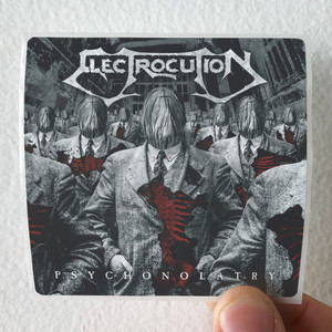Electrocution Psychonolatry Album Cover Sticker