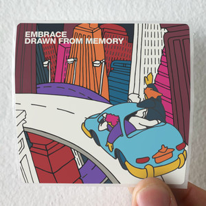 Embrace Drawn From Memory Album Cover Sticker