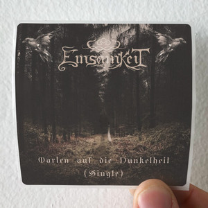 Einsamkeit Warten Auf Die Dunkelheit Album Cover Sticker