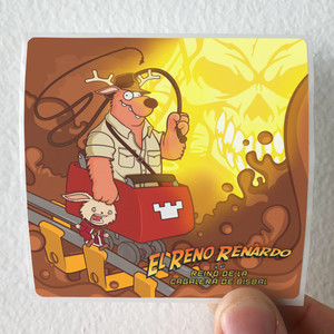 El Reno Renardo El Reno Renardo Y El Reino De La Cagalera De Bisbal Album Cover Sticker