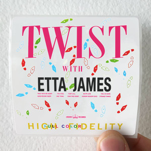 Etta James Twist With Etta James Album Cover Sticker Etta James Twist With Etta James Album Cover Sticker