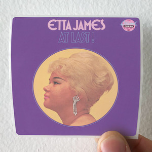 Etta James All The Way Album Cover Sticker