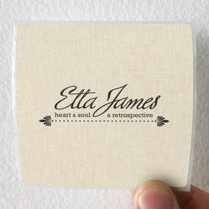 Etta James Heart Soul A Retrospective Album Cover Sticker Etta James Heart Soul A Retrospective Album Cover Sticker