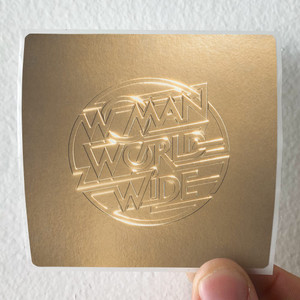 Justice Woman Worldwide Album Cover Sticker