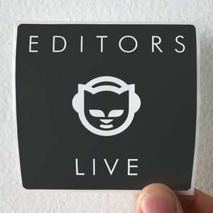 Editors 2006 03 27 Napsterlive Album Cover Sticker Editors 2006 03 27 Napsterlive Album Cover Sticker