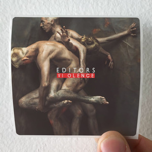 Editors Violence Album Cover Sticker Editors Violence Album Cover Sticker