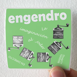 Engendro La Imaginacin Al Joder Album Cover Sticker Engendro La Imaginacin Al Joder Album Cover Sticker