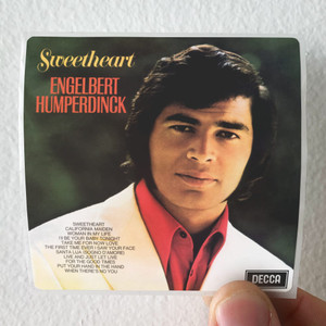 Engelbert Humperdinck Sweetheart Album Cover Sticker Engelbert Humperdinck Sweetheart Album Cover Sticker